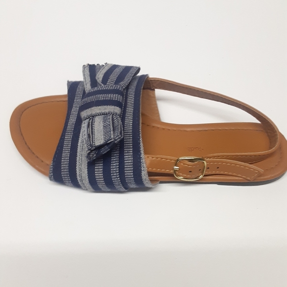 Girls Restricted Kids bow summer sandals sz 3 tan - Picture 2 of 10